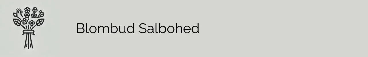 Blombud Salbohed